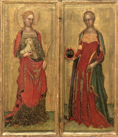 St. Agnes und St. Domitilla von Andrea di Bonaiuto